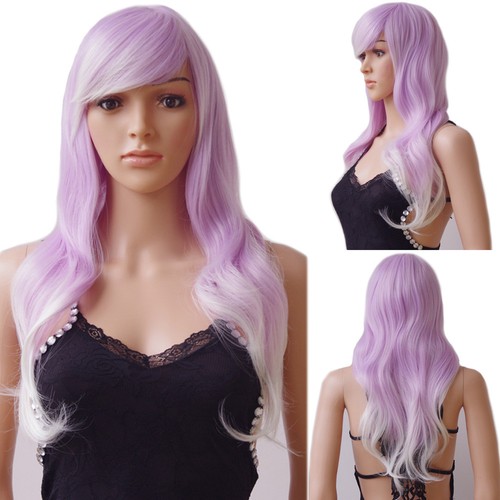 Fashion Cosplay Hair Wig Women Long Straight Curly Party Anime Costume Full Wigs - Picture 26 of 67