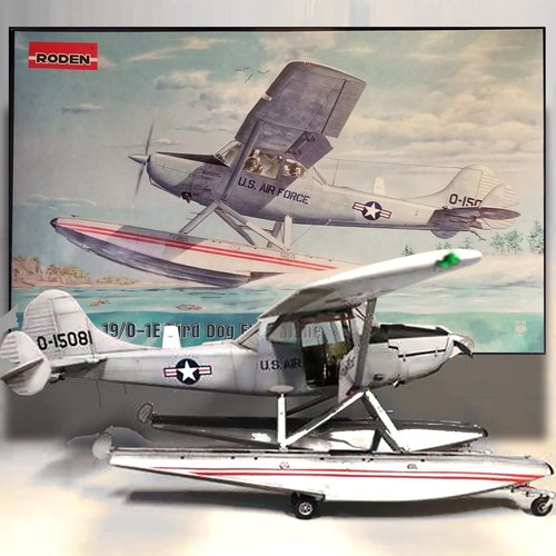 RODEN 1/32 L-19 (O-1E) BIRD DOG FLOATPLANE KIT 629 - Picture 1 of 3