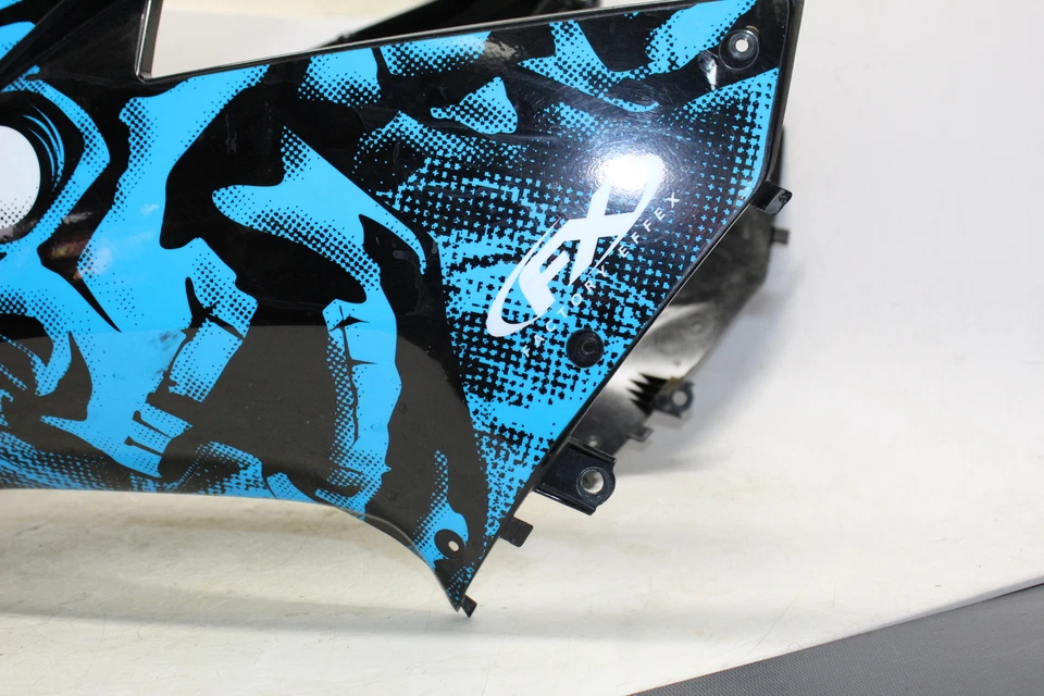 2011 Kawasaki Ninja 650r Ex650c Front Upper Nose Fairing Side Cowl Shroud Set - Image 4 of 4