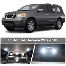 LED Light Interior Package Reverse License Bulbs For Nissan Armada 2004-2015