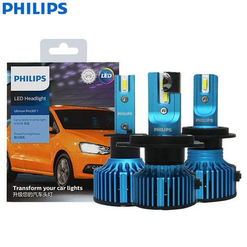Philips UltinonPro3011 LED H1 H4 H7 H11 HB3 HB4 HIR2 Kit Faros Coche 12v 6000k - Imagen 1 de 12