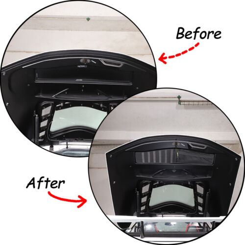Decklid Back Trunk Organizer Storage Net Molle Panel Fits Corvette C8 2020-2024 - Picture 2 of 10