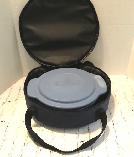 Anchor Hocking 2 Quart Casserole Dish with Insulated Carry Bag Tote Navy Blue - Picture 10 of 11