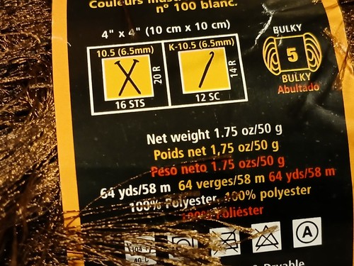 1 matassa filato per ciglia in pelliccia divertente marca Lion (1,9 once - 64 iarde) ea.) Lotto#7499 Cioccolato - Foto 7 di 12