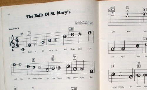 Hammond Spectrum Easy-Play Organ Music Book All Time Standards Vtg 1975 20 Songs - Picture 3 of 3