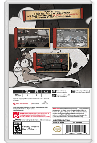 8Doors Arum’s Afterlife Adventure + Poster Nintendo Switch RAG Limited Run Seal - Picture 4 of 11