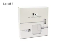 3 Pack New Apple 10W USB-A Wall Charger Power Adapter for iPhone iPad iPod A1357