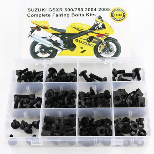 Kit de tornillos de carenado completo de acero aptos para Suzuki 2004-2005 GSXR600 GSXR750 - Imagen 12 de 17