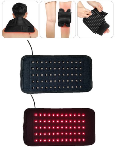 660nm 850nm Near Infrared LED Red Light Therapy Waist Wrap Pad Belt Pain Relief - Picture 2 of 11