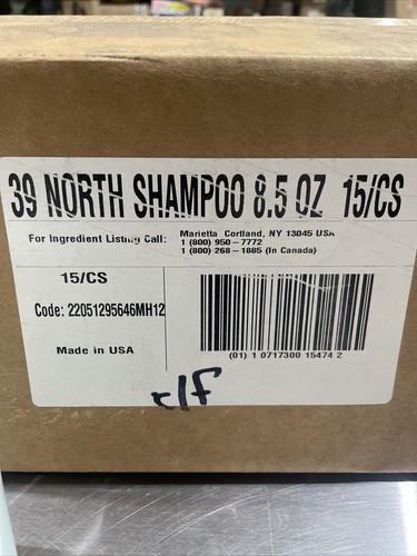 Set Of Two 39 Degrees North Shampoo Eucalyptus Lavender 8.5 oz Each - Picture 2 of 4