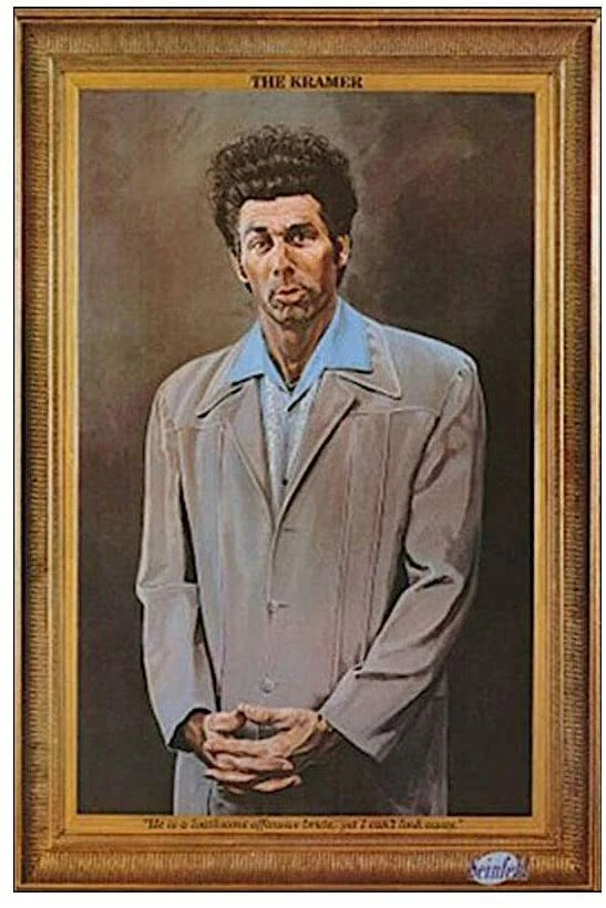 SEINFELD - THE KRAMER POSTER - 24x36 TV QUOTE 1601
