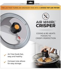 Air Whirl AWL01103 Air Fryer Crisper Lid All in One - Silver FREE SHIPPING