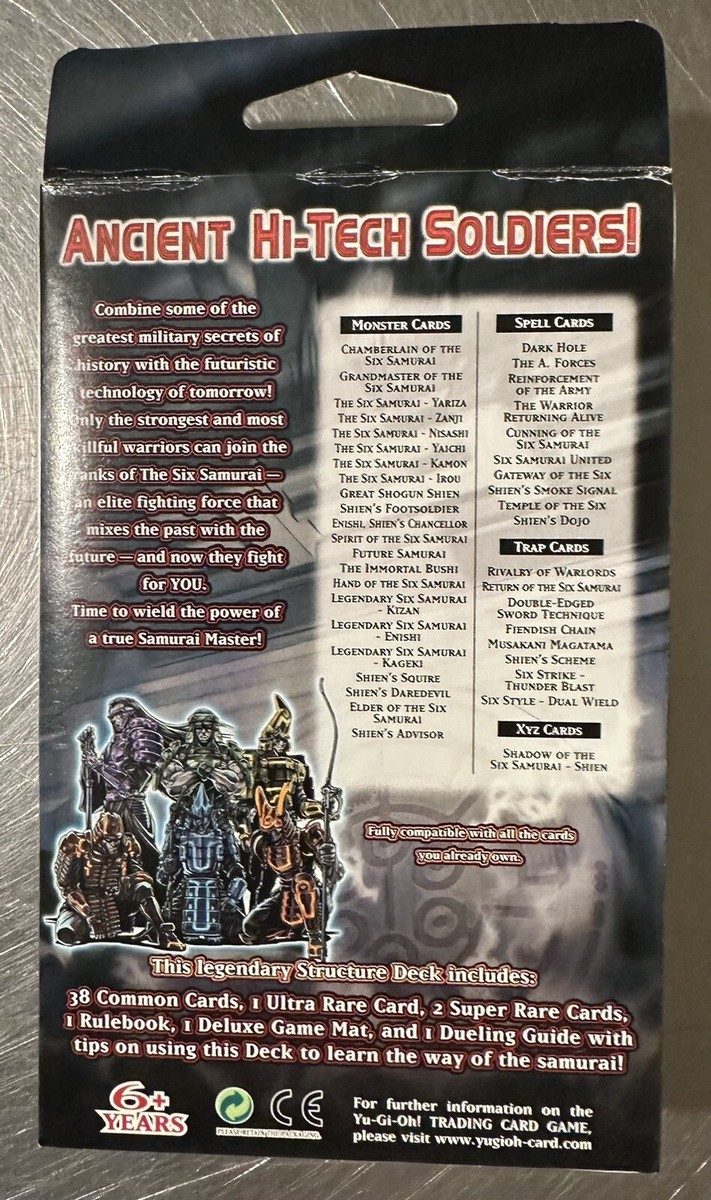 Yugioh Samurai Warlords Structure Deck 1st Edition FACTORY