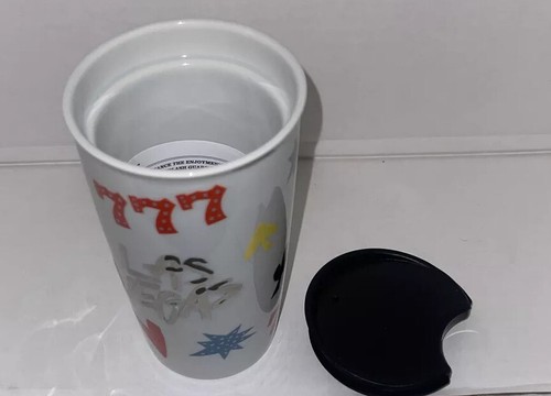 2018 Brand New Starbucks Las Vegas Ceramic 777 Tumbler Travel Mug With Box 10 oz - Picture 5 of 8