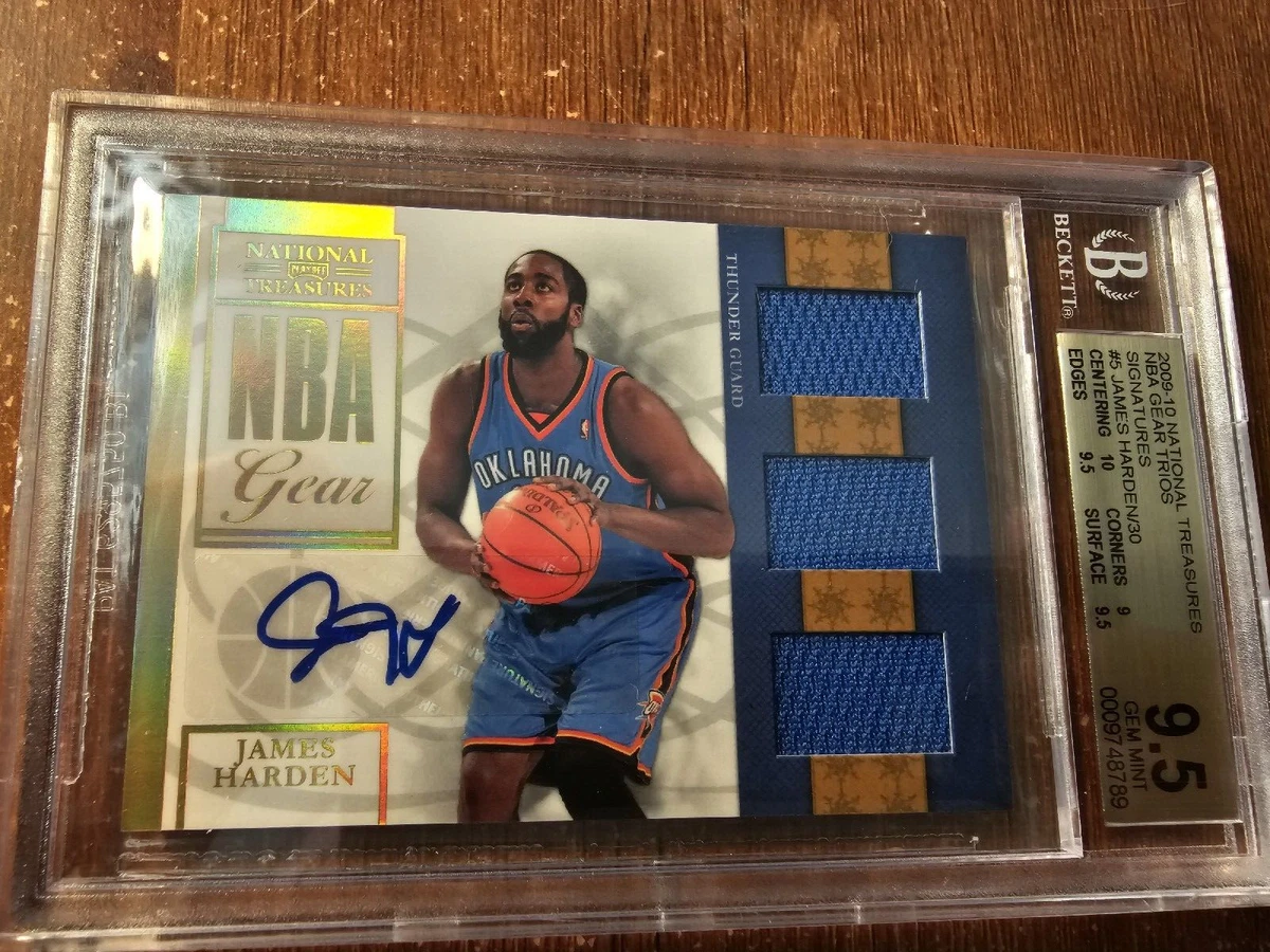 James Harden 10 Graded Basketball Autographed Sports Trading Cards