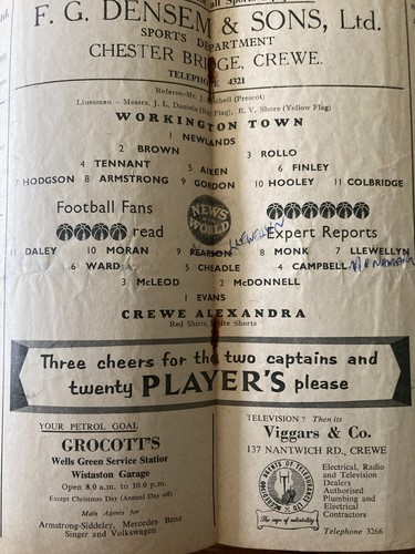 Workington HOME AWAY programmes League & Cup 1960s 1970s 1980s 1990s FREE POST - Picture 3 of 229