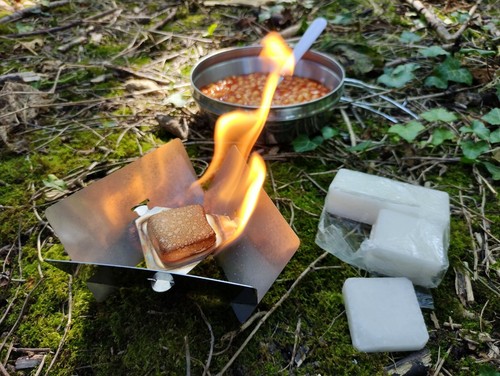 STEALTH STOVE Compact Alcohol Exogel Wood Fuel Gel Burner Hiking Fishing UK-Made - Picture 3 of 7