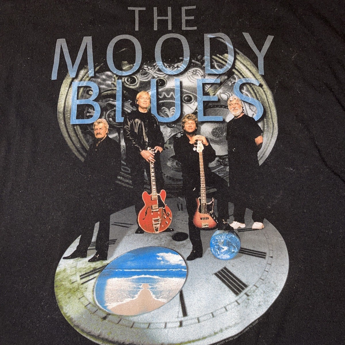 Vintage 1999 The Moody Blues Strange Times Tour T Shirt