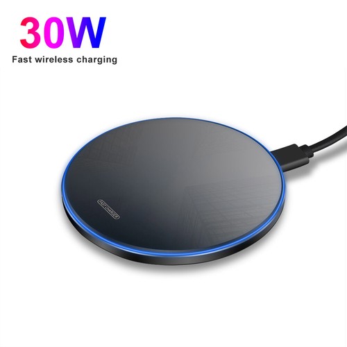 30W Mirror Wireless Charger Charging Pad For Apple iPhone 16 15 14 13 12 11 XS 8 - Picture 19 of 20