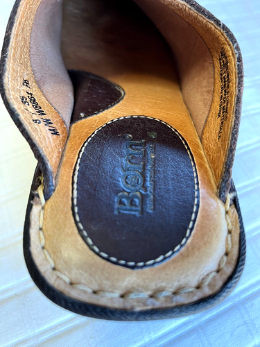 Zuecos Born Pebbled Cuero Marrón Chocolate, Talla. EU 39/US 8, ¡us 8, excelente y cómodo! - Imagen 11 de 14