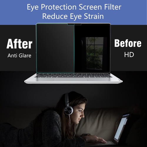 Anti Blue Light Screen Protector for 17.3" HP Laptop/HP Envy 17/HP Pavili 2 PCS - Picture 5 of 6