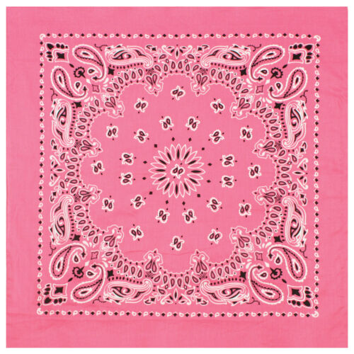 Bandana de cachemira 100 % algodón Trainmen - Envolturas para cabeza y cara de 22" X 22" - Imagen 10 de 15