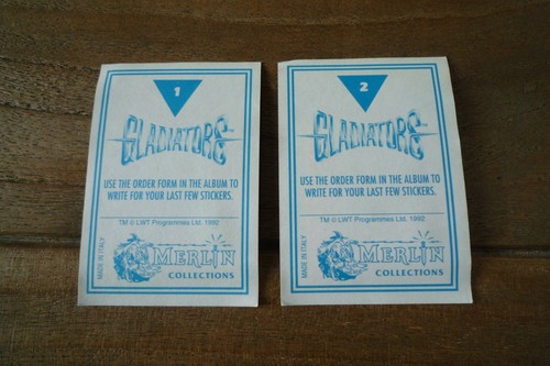 Merlin Gladiators TV Show Stickers from 1992 - VGC! - Pick The Stickers You Need - Picture 5 of 10
