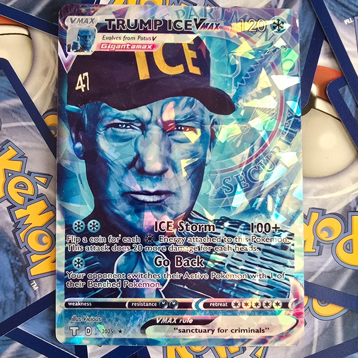 Trump ICE Pokemon Card | eBay
