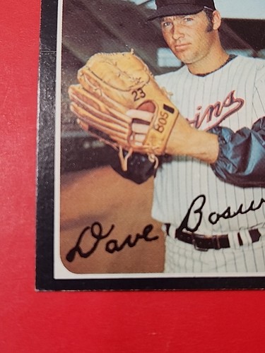 DAVE BOSWELL 1971 Topps Hi Number , #675 , MINNESOTA TWINS - Picture 5 of 10
