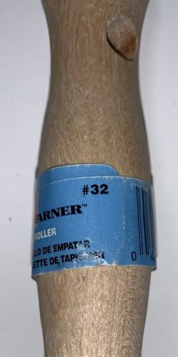 NOS Unused Warner Wallpaper Roller 2 Inches Wide Total Length 6 3/4 Inches Wood - Picture 3 of 5