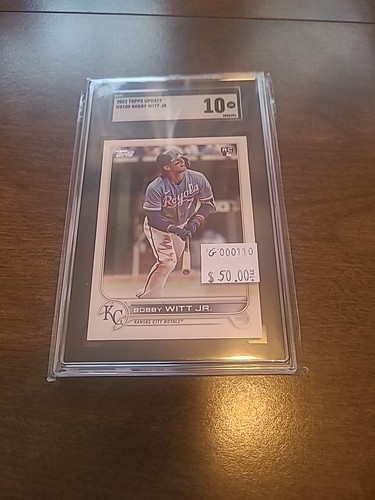 2022 Topps Update Bobby Witt Jr #US100 RC SGC 10 GM G000110 - Picture 1 of 2