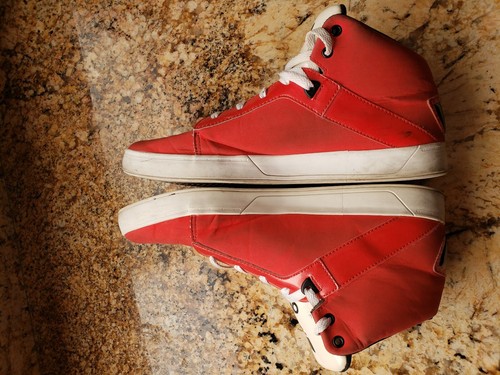 adidas size 11 old school Red Black White EUC! - Picture 4 of 8