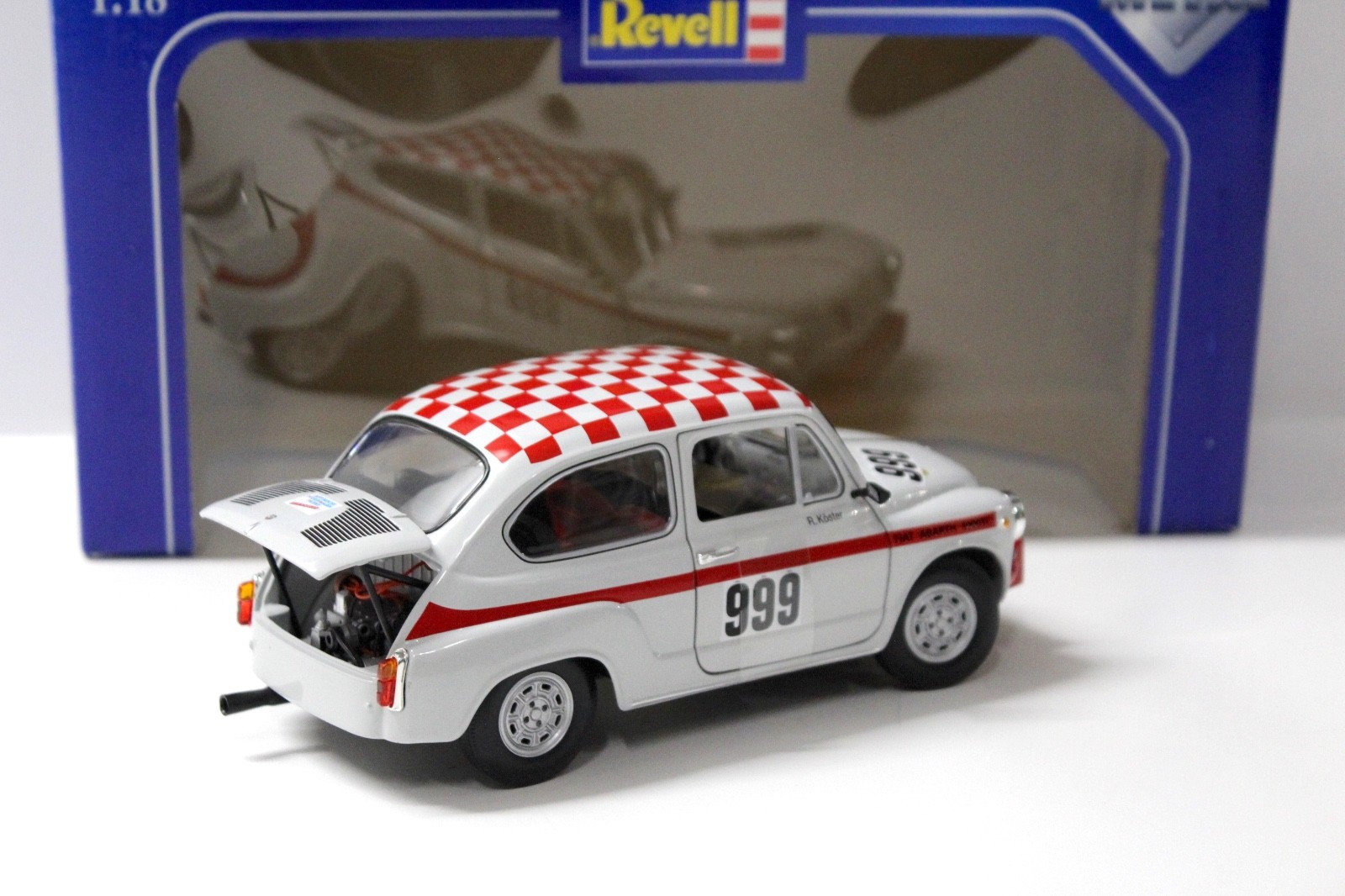 1 18 Revell Fiat Abarth 1000 1000 1000 TC blanco rojo 999 New en Premium-modelcars a88e32 1 18 Revell Fiat Abarth 1000 1000 1000 TC blanco rojo 999 New en Premium-modelcars a88e32