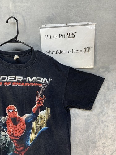 Spider-Man Web of Shadows SHIRT XL Sony PS3 XBOX 360 Vintage y2k Promo Game - Picture 6 of 6