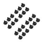 24 Stück runde Vogelkäfig-Türknöpfe, Kleiderschrank-Zuggriffe, Möbelzubehör