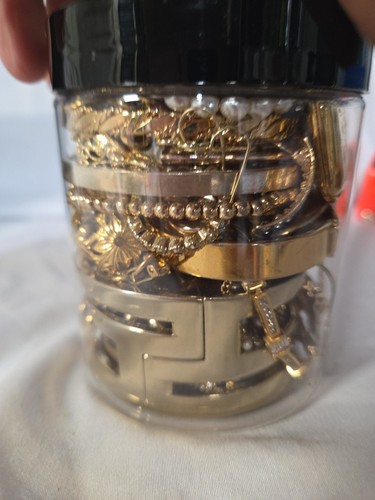 Mystery Jewelry Jar "Goldy Locks" - 16oz of Beautiful, Gold Tone Jewelry! - Picture 3 of 15