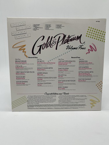 GOLD & PLATIN BAND VIER 2-LP SET SEHR GUTER ZUSTAND + VINYL-SCHALLPLATTE CBS KOSTENLOSER VERSAND - Bild 2 von 6