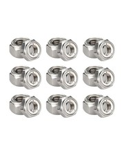M6 Locknuts - 304 Stainless Steel Locknuts - Durable Hardware for Home Repair...