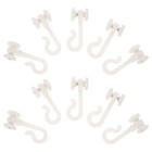  10 Pcs Mosquito Net Hook Pulley Curtain Track Hooks Ceiling Hanging