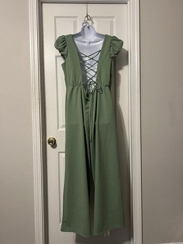 Persaya Jumpsuit grün Übergröße 2x Damen Sommer Stretch - Bild 3 von 11