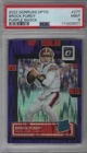 2022 Donruss Optic Brock Purdy (Purple Shock) Rated Rookie Card #277 (PSA 9)