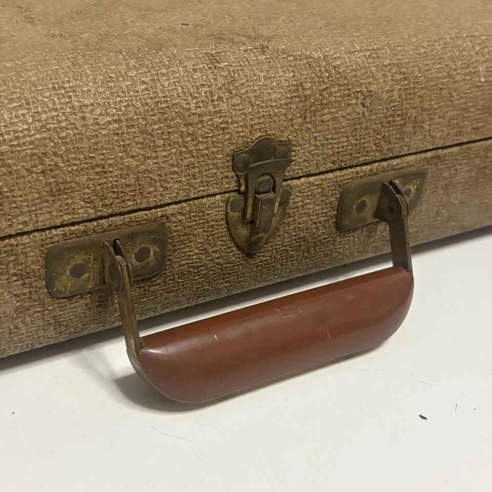 Estuche de tweed original de acero para regazo Fender Champion vintage raro de los años 50 Foto 4 de 4