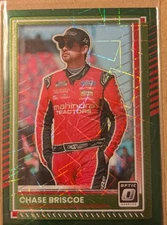 2025 Donruss Racing Chase Briscoe Optic Green Velocity #02/99