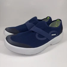 OOFOS OOmg Low Mesh Men’s US 12.5 Navy Slip-On Comfort Athletic Recovery Shoes