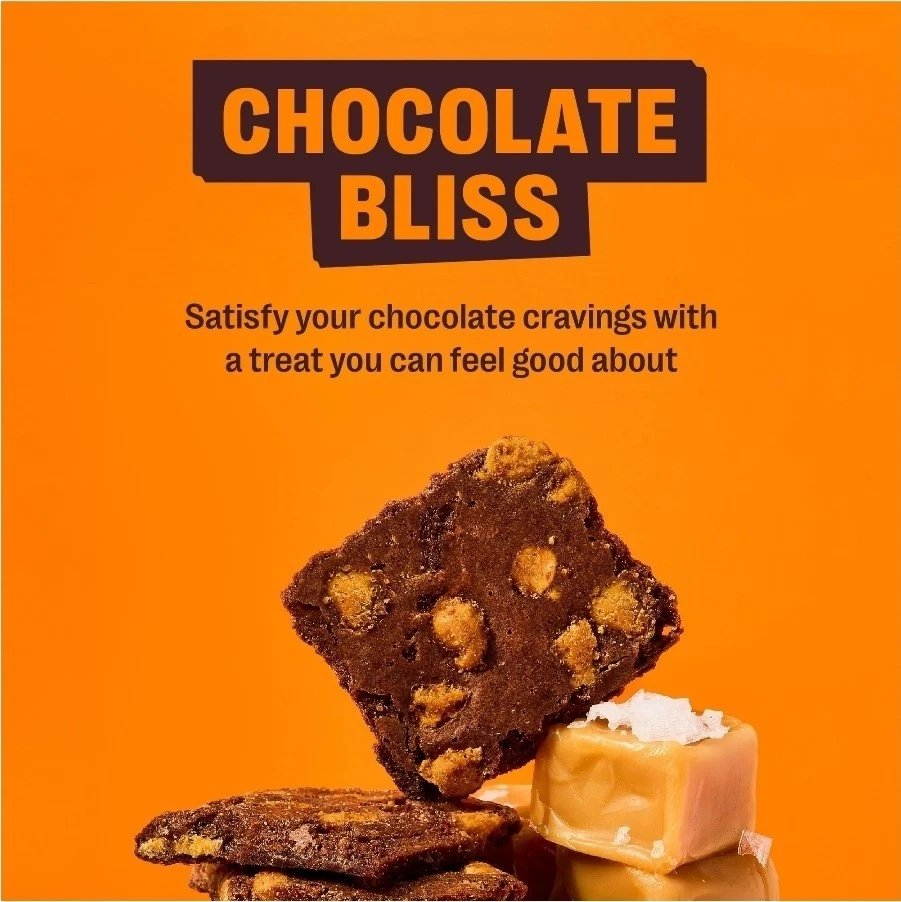 Brownie caramelo salado quebradizo paquete de 14 onzas tamaño familiar golosinas crujientes Foto 2 de 2