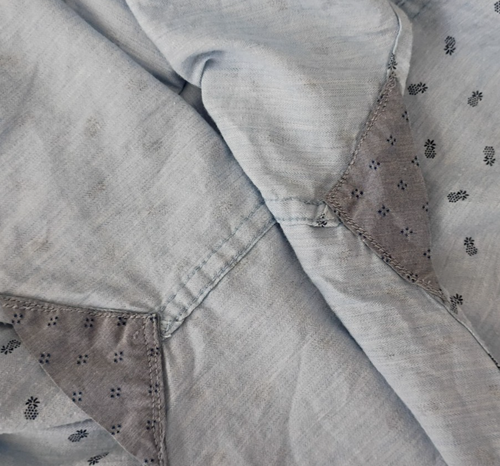 Tommy Bahama Size XXL Long Sleeve Button Up Light Blue Pineapple Casual Shirt - Picture 12 of 14