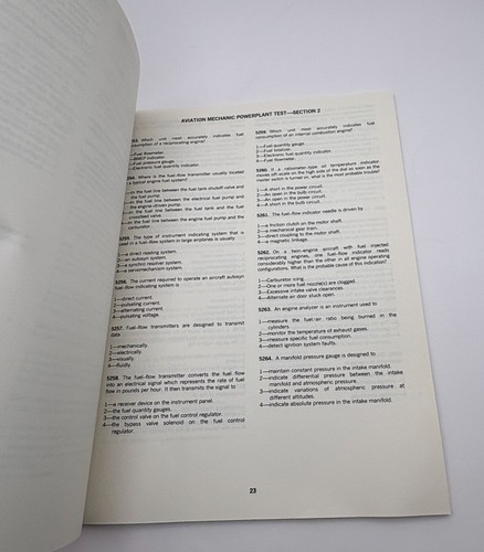 Aviation Mechanic Question Books Airframe & Powerplant FAA 1988-1990 Test Prep - Picture 10 of 23