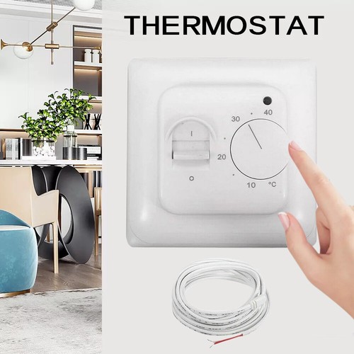 Termostato ambiente elettrico riscaldamento a pavimento termostato riscaldamento a infrarossi NTC sensore - Foto 35 di 45