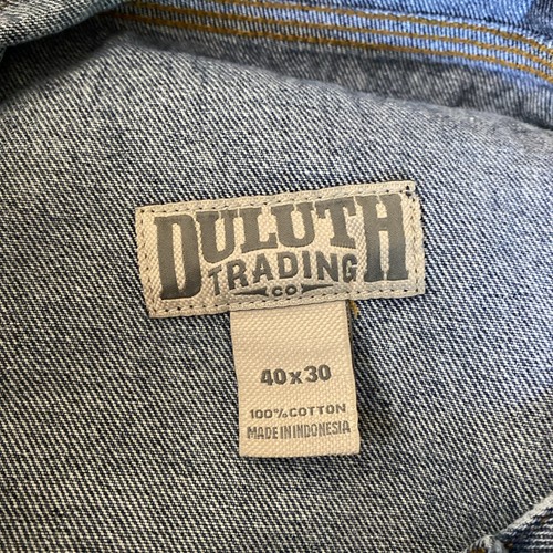 Duluth Trading Co. Work Jeans Mens 40x30 Blue Straight Leg Workwear RN106803 - Picture 9 of 13