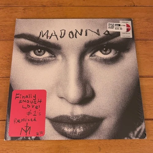 Madonna Finally Enough Love 2LP Crystal Clear Vinyl Record 2022 Target Pop 33RPM